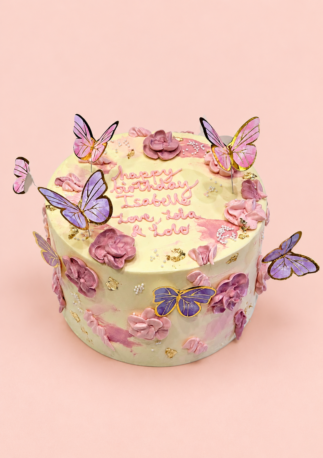 Floral Butterfly Cake