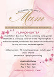 Mother's Day High Tea