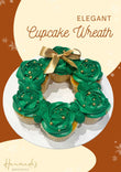Elegant Cupcake Wreath