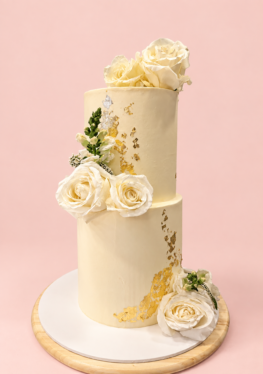 White & Gold Engagement
