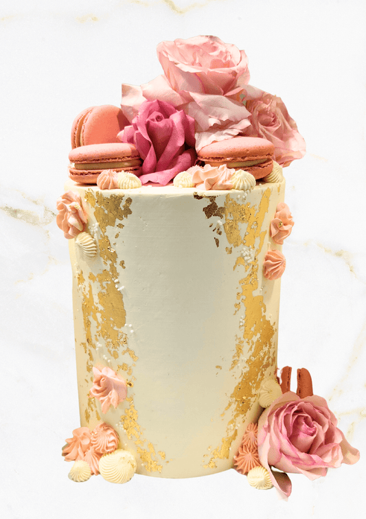 Grand Pink & Gold Cake