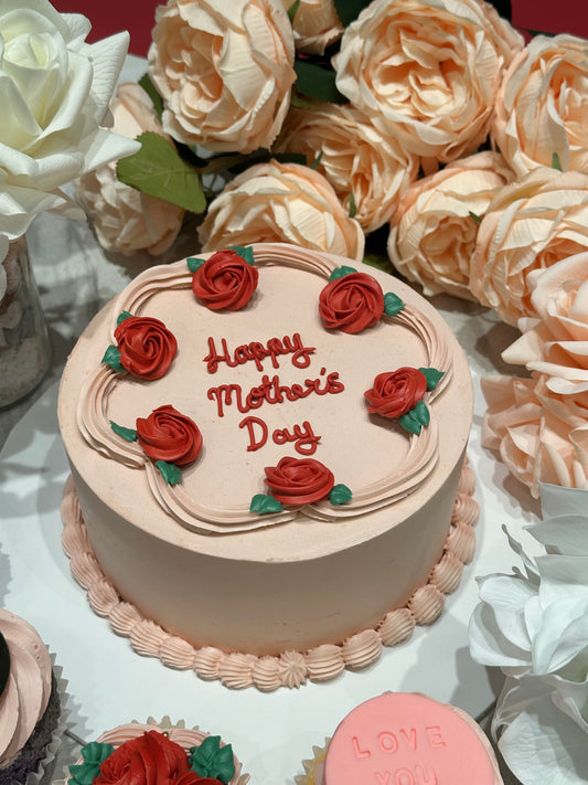 Mothers Day Minimalist Cake