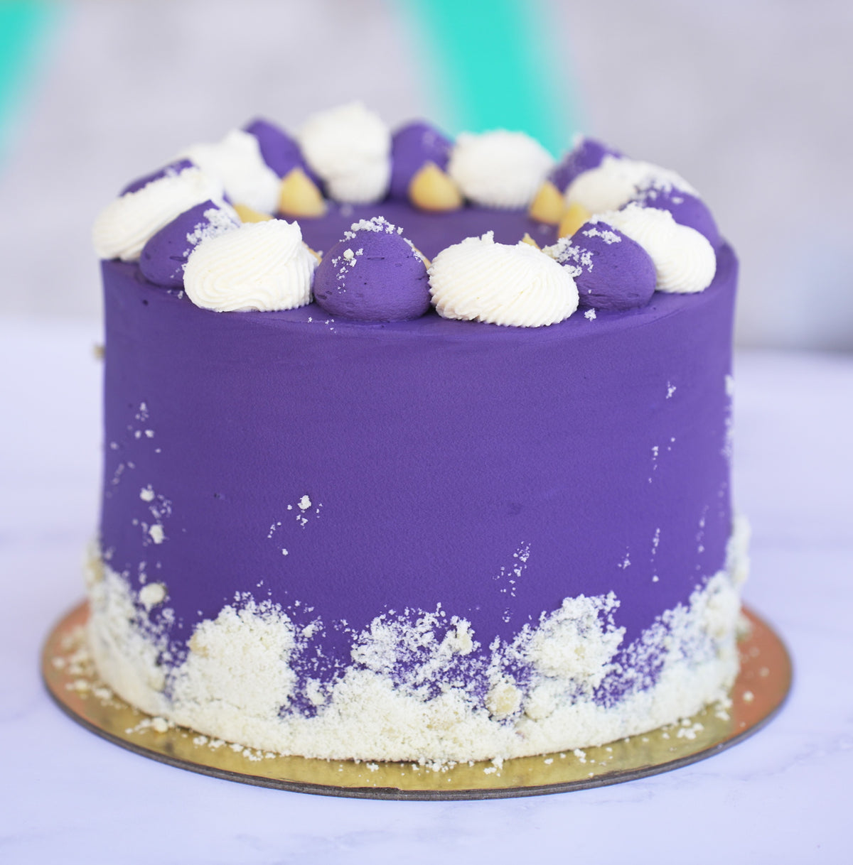 Hanmade’s purple Ube Yema cake